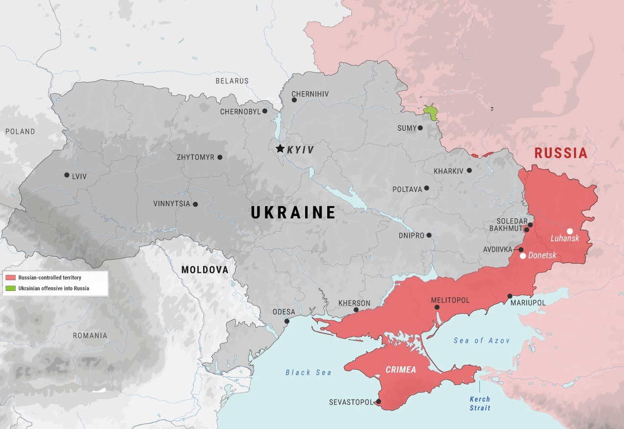 Map of Ukraine